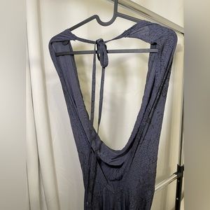 Greyscale snake extreme cowl maci dress